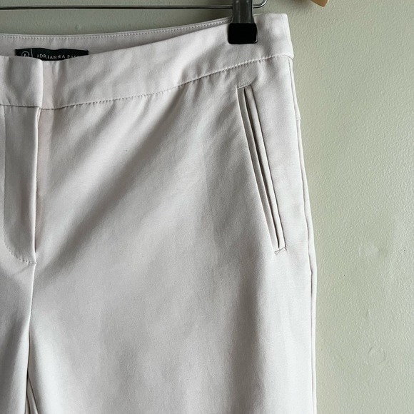 Adrianna‎ Papell Blush Pink Bi Stretch Kate Fit Pants Trousers, Size 6 - Picture 5 of 10